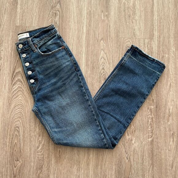A&F Ultra High Rise Ankle Jeans - Picture 1 of 11